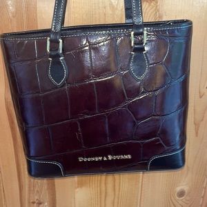 Dooney & Bourke Richmond SHOPPER Leather Croc Handbag - Beautiful